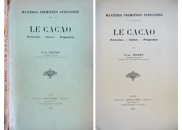 Matières premières africaines: Le Cacao. Production. Culture. Préparation.