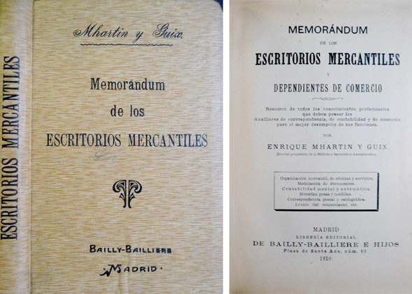 Memorándum de los Escritorios Mercantiles y Dependientes de Comercio. Resumen …