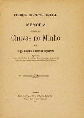 Memòria acerca das chuvas no Minho.