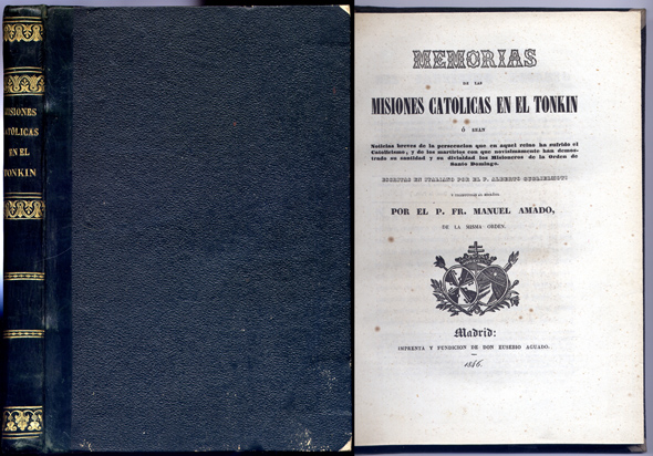 Memorias de las Misiones Católicas en el Tonkin ó sean …