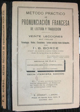 Método de Pronunciación Francesa, de Lectura y Traducción.