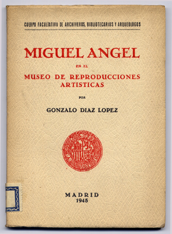 Miguel Angel en el Museo de Reproducciones Artíticas.