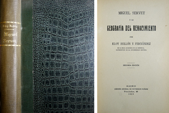 Miguel Servet y la Geografía del Renacimiento.