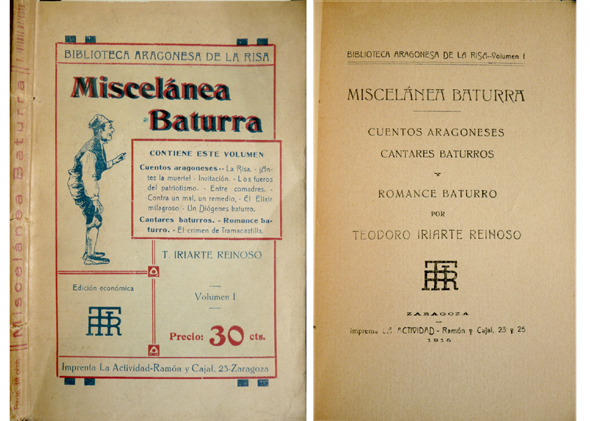 Miscelánea Baturra. [Cuentos Aragoneses. Cantares Baturros. Romance Baturro].
