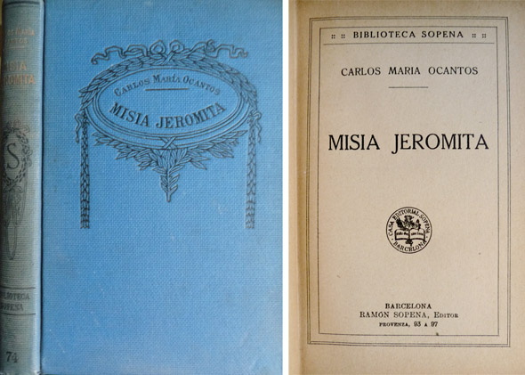Misia Jeromita. Novela argentina.