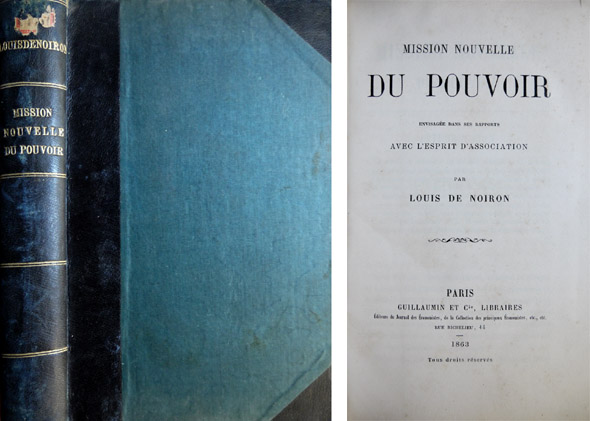 Mission nouvelle du Pouvoir, envisagée dans ses rapports avec l'Esprit …