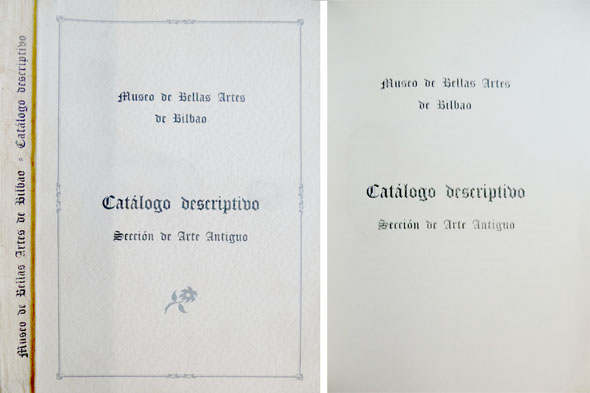 Museo de Bellas Artes de Bilbao. Catálogo Descriptivo de la …