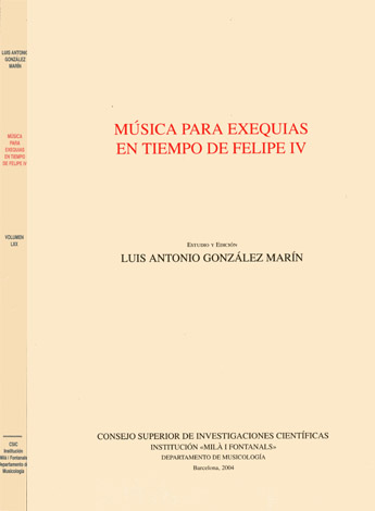 Música para Exequias en tiempo de Felipe IV.