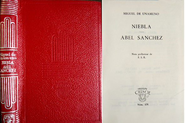 Niebla. Abel Sanchez. Nota preliminar de Federico Carlos Sainz de …