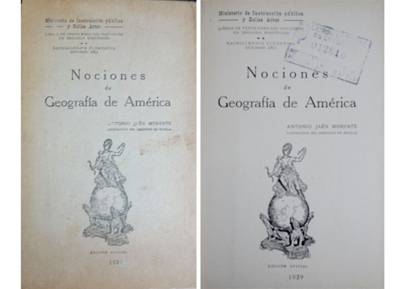 Nociones de Geografía de América.