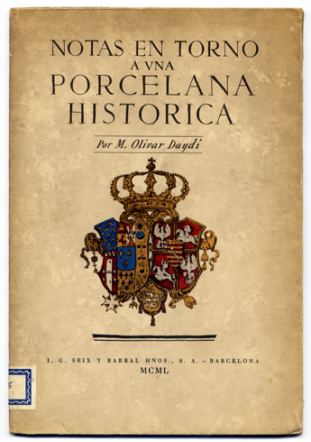Notas en torno a una porcelana histórica. [Fuente de porcelana …