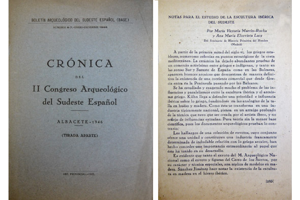 Notas para el estudio de la escultura ibérica del Sudeste. …