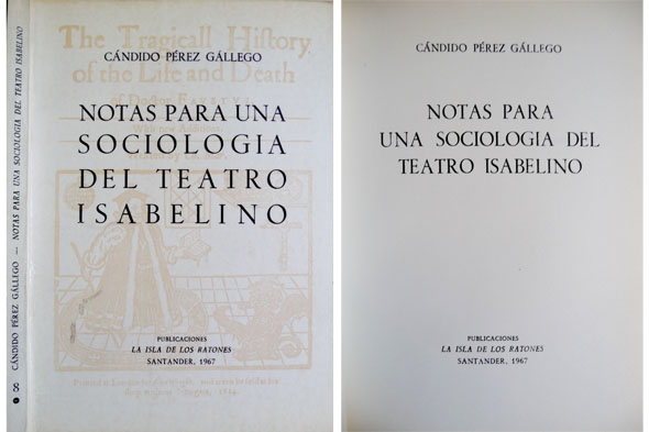 Notas para una sociología del teatro isabelino.