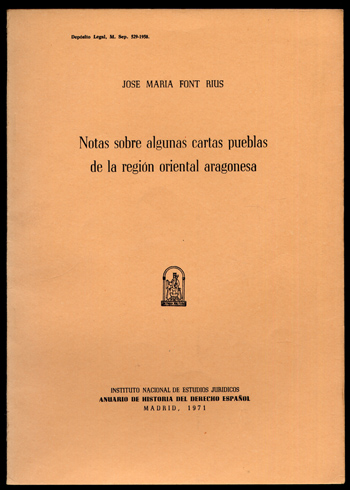 Notas sobre algunas Cartas Pueblas de la región oriental aragonesa.