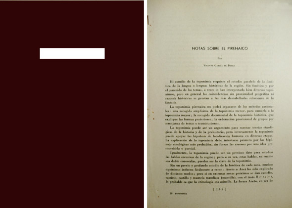 Notas sobre el Pirenáico.