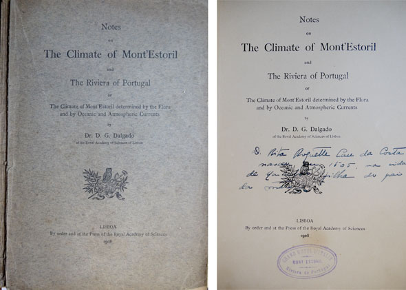 Notes on the climate of Mont' Estoril and The Riviera …