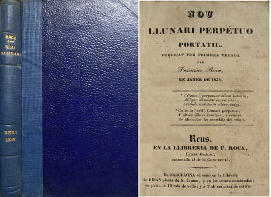 Nou Llunari Perpetuo Portàtil. Publicat per primera vegada per., en …