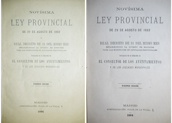 Novísima Ley Provincial de 29 de Agosto de 1882 y …