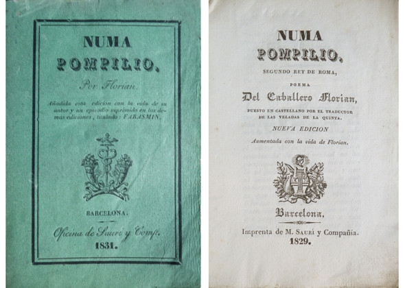 Numa Pompilio, Segundo Rey de Roma. Poema. Puesto en castellano …