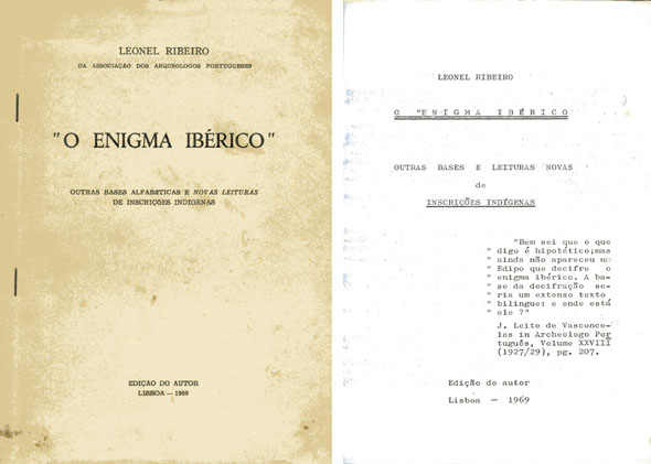 O Enigma Ibérico. Outras bases alfabéticas e novas leituras das …