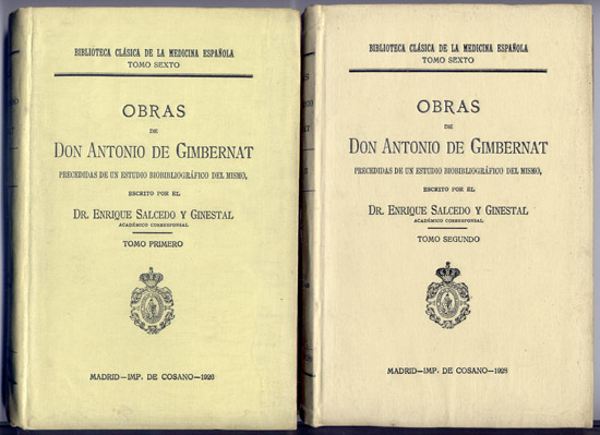 Obras de Don Antonio de Gimbernat. Precedidas de un estudio …