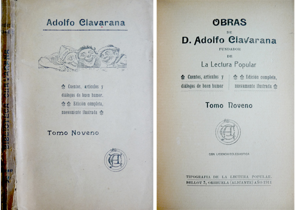 Obras de ., fundador de 'La Lectura Popular'. Cuentos, artículos …