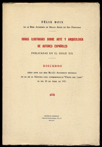 Obras ilustradas sobre Arte y Arqueología de autores españoles publicadas …
