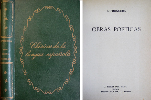 Obras poéticas.