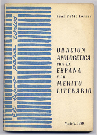 Oración apologética por la España y su mérito literario.