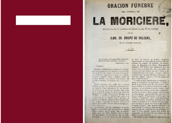 Oración Fúnebre del General de la Moriciere, pronunciada en la …