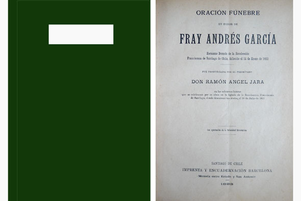 Oración Fúnebre en honor de Fray Andrés García, Hermano Donado …