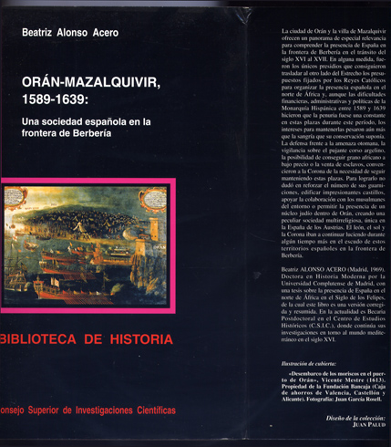 Orán - Mazalquivir, 1589 - 1639. Una sociedad española en …