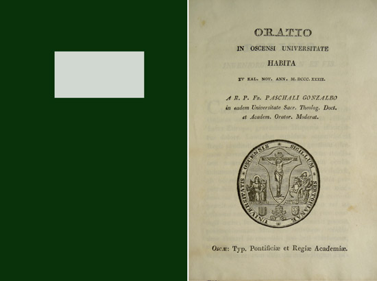 Oratio in Oscensi Universitate habita.