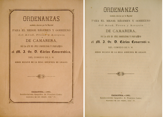 Ordenanzas mandadas observar por Su Magestad para el mejor régimen …