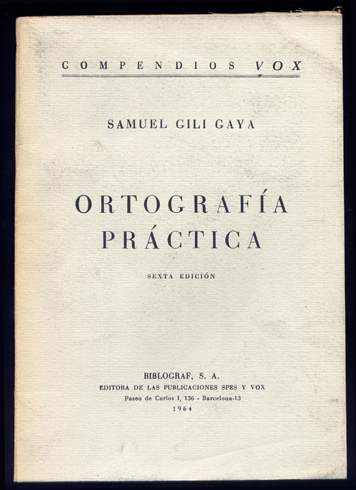 Ortografía práctica.