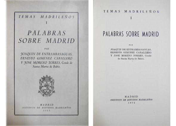 Palabras sobre Madrid.