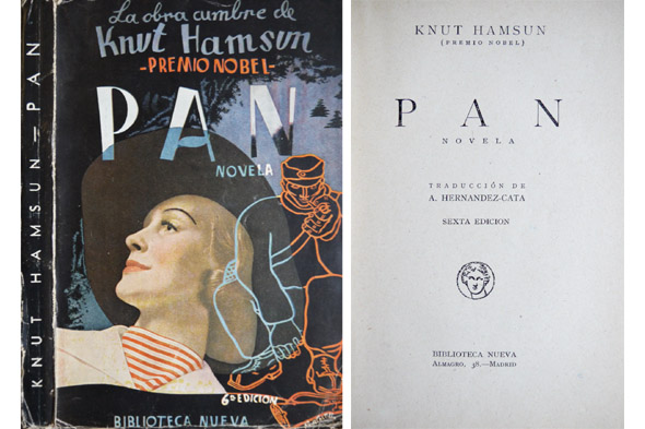 Pan. Novela. Traducción de Alfonso Hernandez - Catá.
