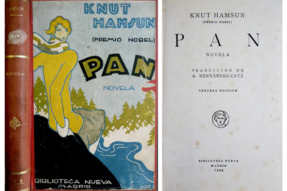 Pan. Novela. Traducción de Alfonso Hernández-Catá.