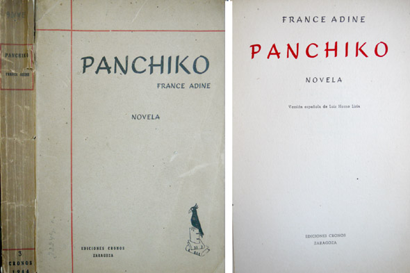Panchiko. Novela. Versión española de Luis Horno Liria.