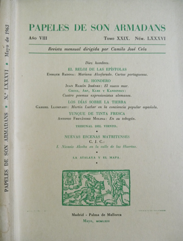Papeles de Son Armadans. Revista Mensual dirigida por Camilo José …