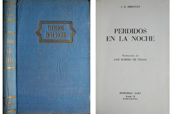 Perdidos en la noche. Traducción de José Romero de Tejada.
