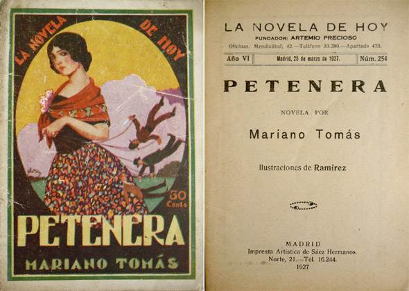 Petenera. Novela.