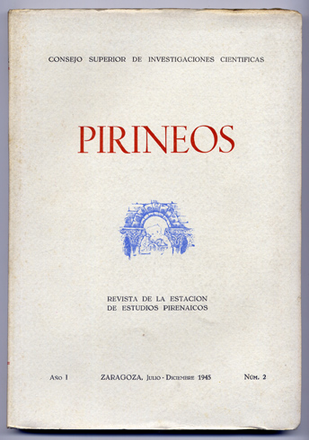 Pirineos. Revista de la Estación de Estudios Pirenaicos. Número 2. …