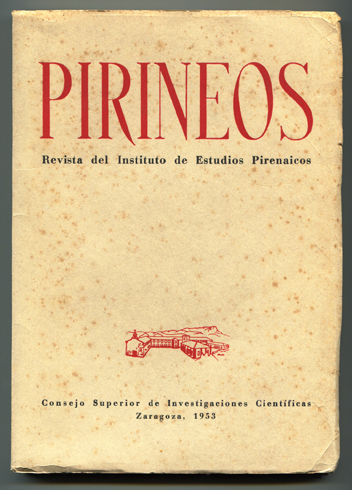 Pirineos. Revista del Instituto de Estudios Pirenaicos. Número 27. [Maurice …
