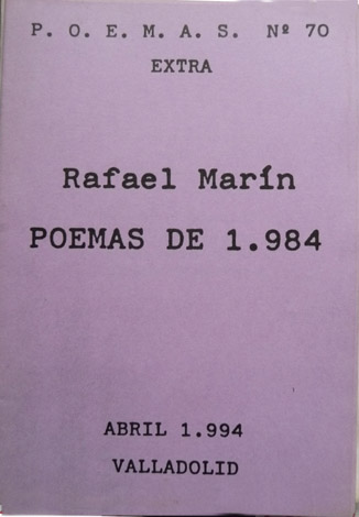 Poemas de 1984.