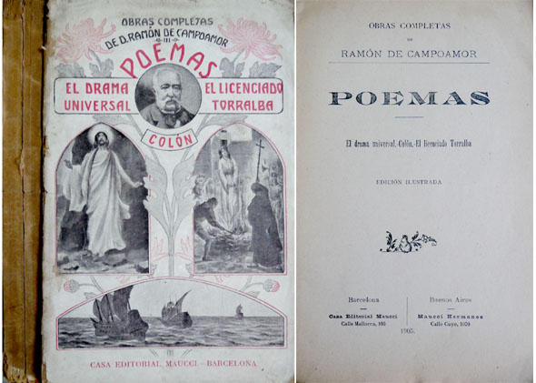 Poemas. (El drama universal, Colón, El licenciado Torralba).