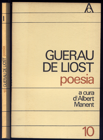 Poesia . A cura d´Albert Manent.