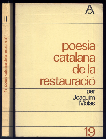 Poesia catalana de la Restauració.