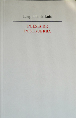 Poesía de Postguerra. Edición de Ángela Vallvey.