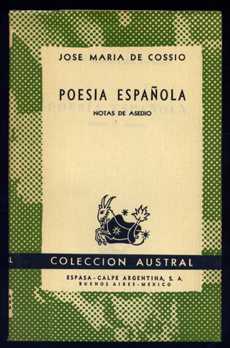 Poesía Española. Notas de asedio.